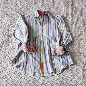 Robert Graham men's casual shirt. Large.